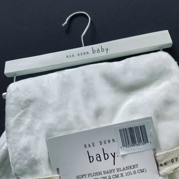 RAE DUNN BABY Plush Nursery "Lil Man" Blanket NWT - Picture 4 of 6
